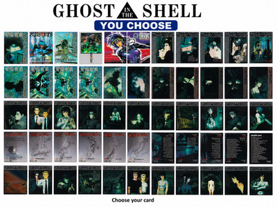 Amada Chromium Ghost in the Shell 1995 English Vintage Rare Cards Einzelwahl