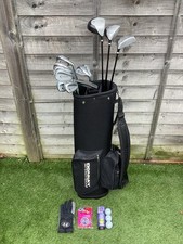 Full Right Handed beginners Golf Club Set & Cart bag/