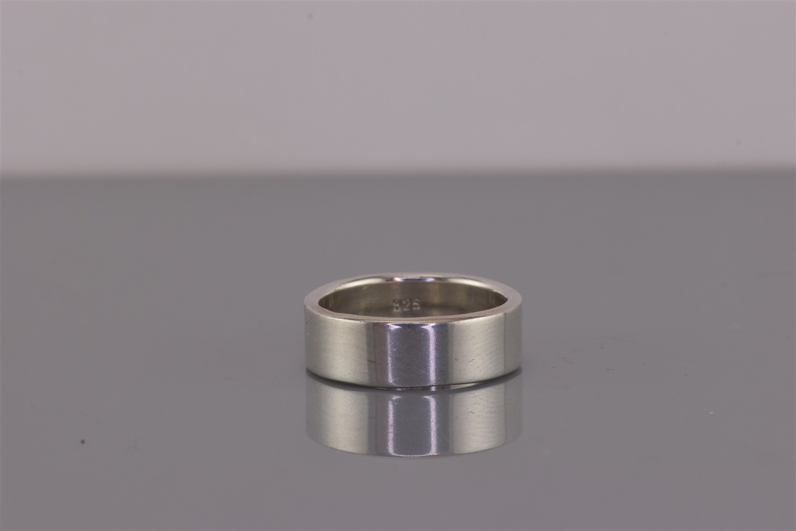 Sterling Silver 6mm Flat Sided Solid Cuff Band Ri… - image 6