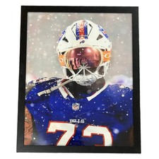 Dion Dawkins Unsigned Snow Goggles 16x20 Photo with Standard Frame