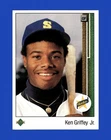 1989 Upper Deck Set-Break # 1 Ken Griffey Jr. RC NR-MINT *GMCARDS*
