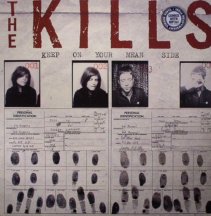 KILLS, The - Keep On Your Mean Side - 180 gram vinyl LP + MP3 download code