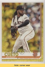 2019 Topps Walgreens Yellow Johnny Cueto #154 READ fm0