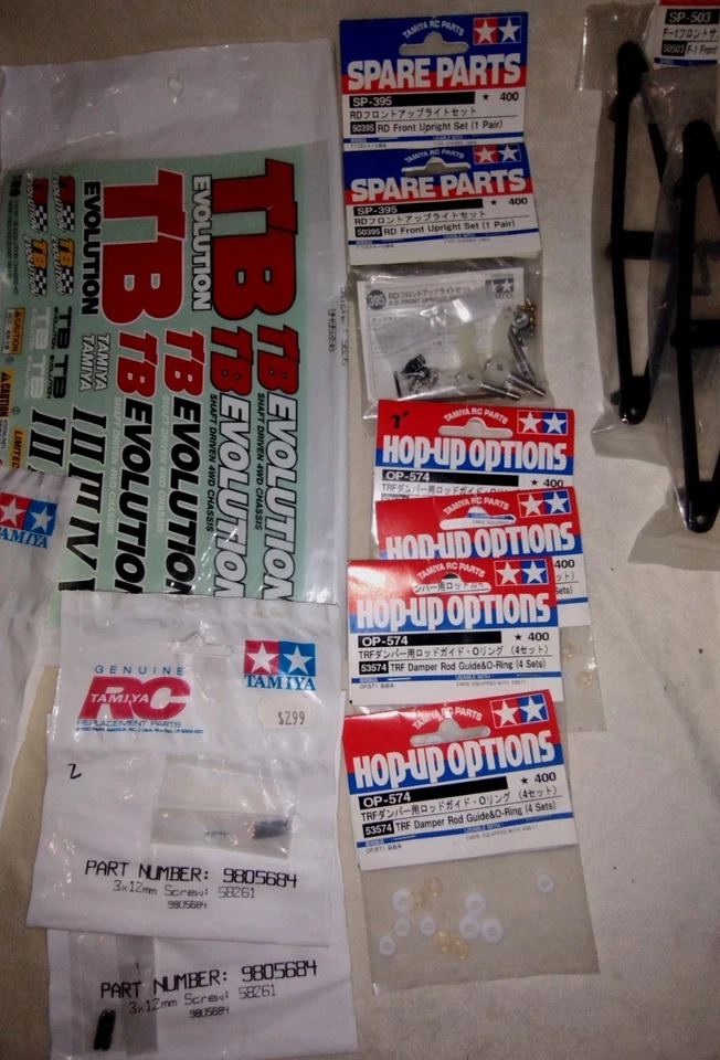 Tamiya Assorted Parts Lot  Vintage.(31 Bags) Brand New In Package - Image 2 of 4