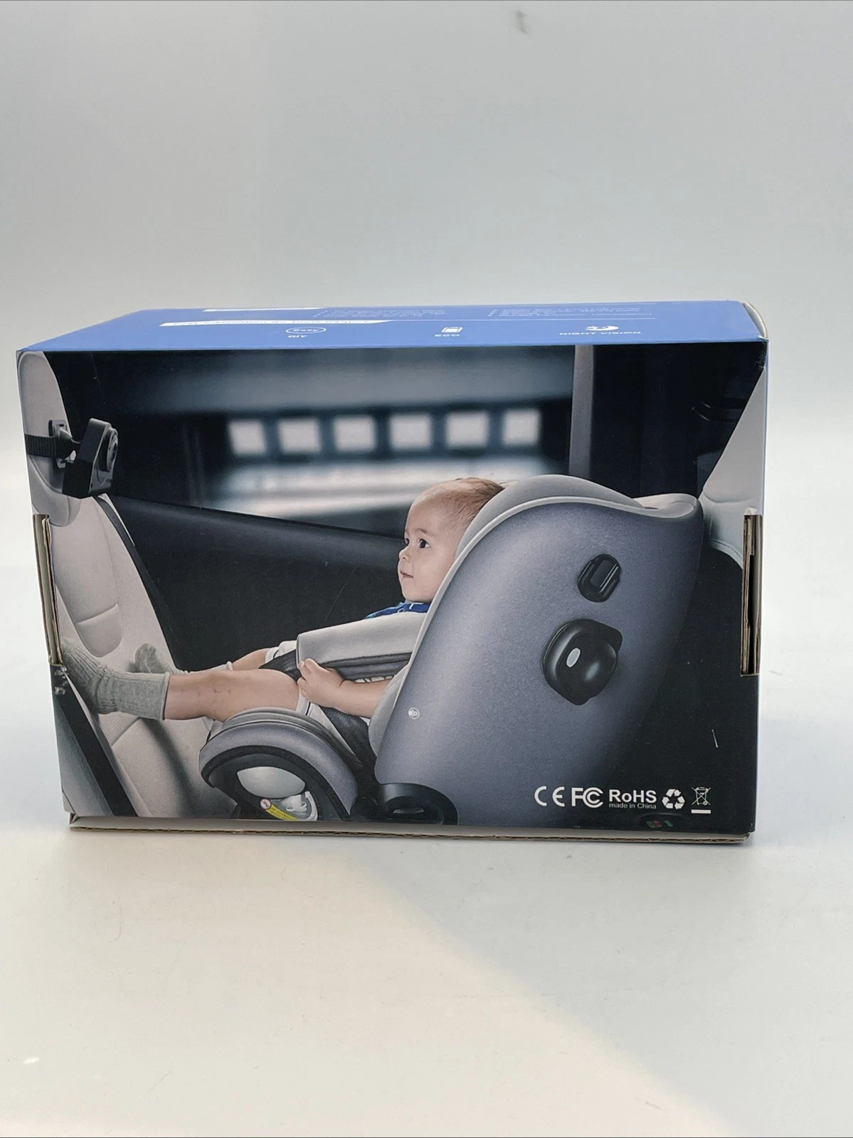 Wireless Baby Car Monitor 4.3" LCD Dual Battery Swap Night Vision Charger