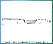 Auspuffanlage für FORD FOCUS III 1.0 EcoBoost Kombi + Dichtung Schelle
