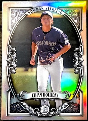 2026 Bowman Baseball - Sterling Refractor - Ethan Holliday #BST-11