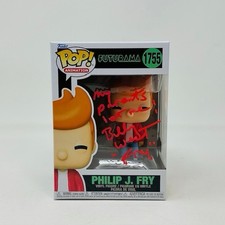 Billy West Autographed Philip J. Fry Futurama My Parents Let Me! Funko Pop #1755 Billy West Autographed Philip J. Fry Futurama My Parents Let Me! Funko Pop #1755