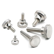 Knurled Thumb Screw Hand Grip Knob Bolt GB834 Stainless SteelM2 M2.5 M3 M4 M5 M6