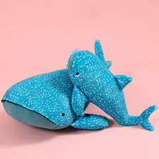New Jellycat Gobfrey Whale Shark 40cm Plush Toy - Gift Ready with Tag Dust Bag