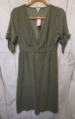 Hem & Thread Women's Size S Green Dress