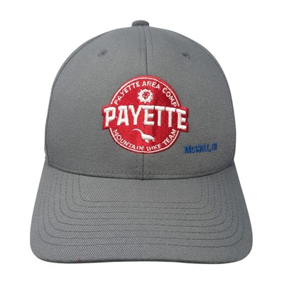 Payette Area Comp Mountain Bike Team Baseball Cap Gray OS Adjustable 110 Flexfit