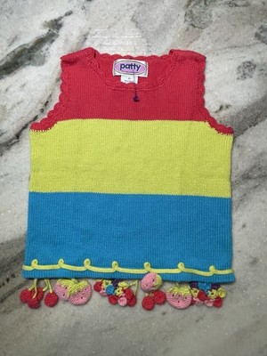 Boutique Nick Nack Patty Wack Sleeveless Sweater Top Size 3T NWT