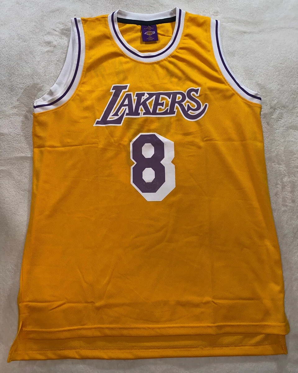 Vintage Los Angeles Lakers Kobe Bryant #8 Champion NBA Jersey Youth Large 14 -16