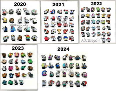 Auswahl Edeka Ottifanten 2020, 2021, 2022, 2023, 2024 Figuren aus allen Jahren!