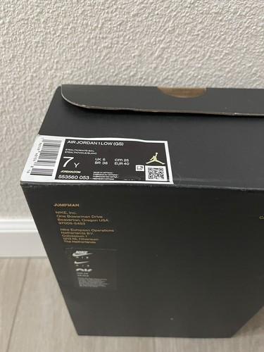 Nike Air Jordan 1 Low Vintage Grey (GS) Size 7Y/8.5W 553560-053 NEW DS - Picture 7 of 7