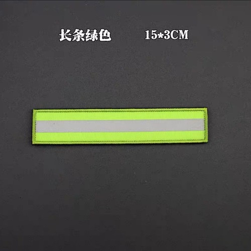 Hook & Loop Visibility Safety Fastener Runners Cyclists Reflective Patch Striped - Picture 23 of 26