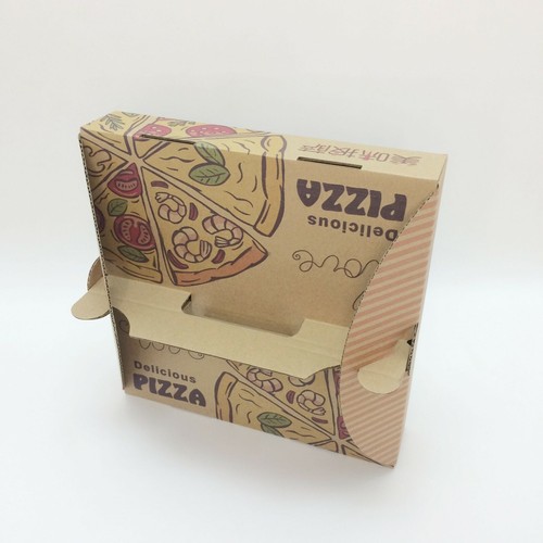 100x Contenedor de entrega para llevar Panadería Cupcake Cajas Pastelería Pizza Caja de postres - Imagen 2 de 8