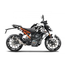 Kit déco CAMO Blanc et gris KTM 125 DUKE 390 DUKE 2017-2020
