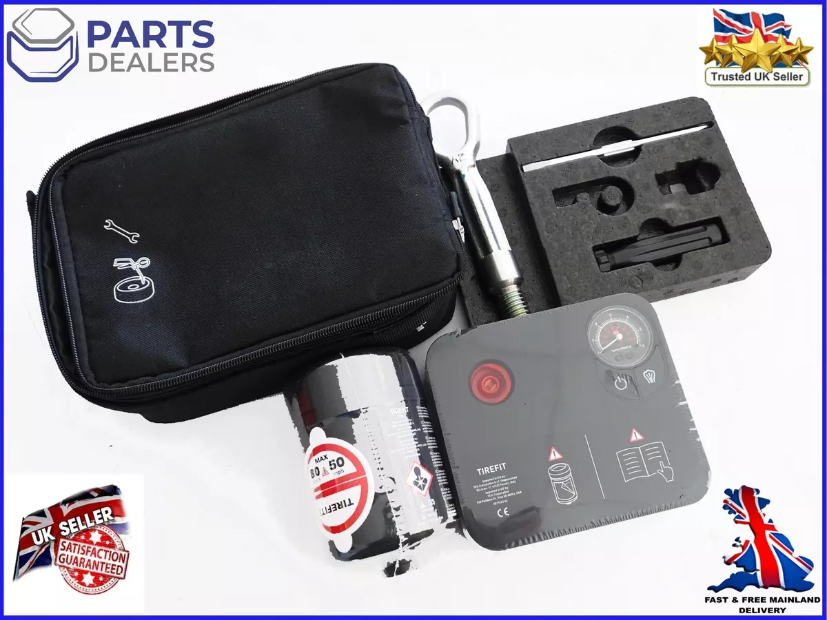 GENUINE BMW MINI TYRE REPAIR KIT PUMP COMPRESSOR SEALANT GLUE TOWING SET 08 2027