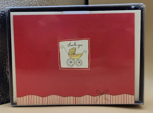 Hallmark Baby Shower Thank You Cards and Envelopes, Blank Inside, 10pc, NEW - Picture 3 of 3