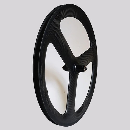 Tri Spokes Carbon Wheels 20Inch 451 Road Bike Wheelset V/Disc Brake 6 Bolts Hub - Picture 18 of 28