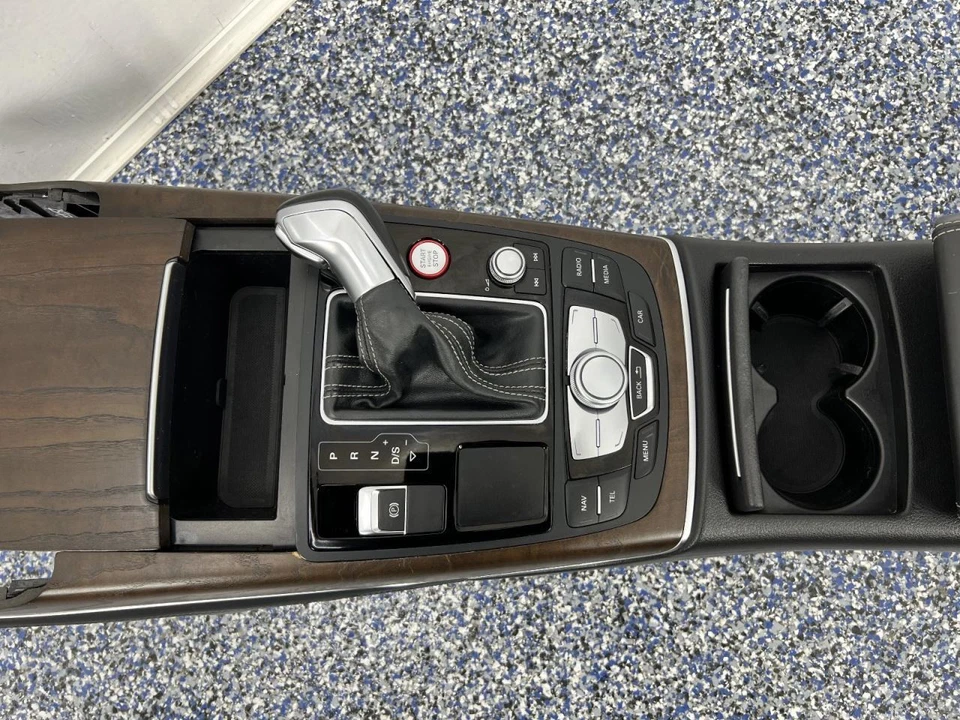 2016 Audi S7 Quattro AWD front center floor console and lid black 830760 - Изображение 2 из 4