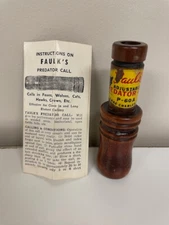 Vintage Faulk's Adjustable Predator Call, P60A