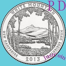 2013 P&D SET WHITE MOUNTAIN NATIONAL FOREST (NEW HAMPSHIRE) QUARTER UNCIRCULATED