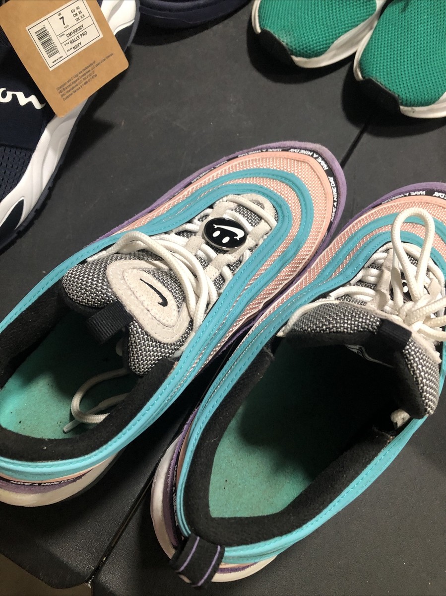 靴 Nike AIRMAX 97Have A Nike Day923288-500 Amazon.com | Nike Mens Air Max 97 SE (GS) 923288 500 Have A