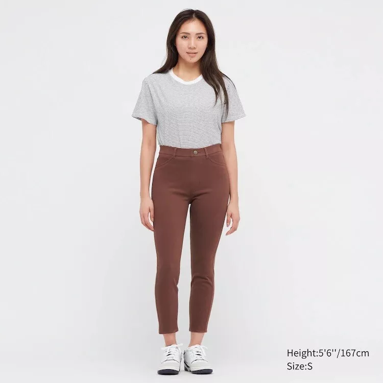 Women's Uniqlo Jeggings, size 38 (Brown)