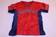 Youth St Louis Cardinals M Vintage Jersey Shirt Red Jersey