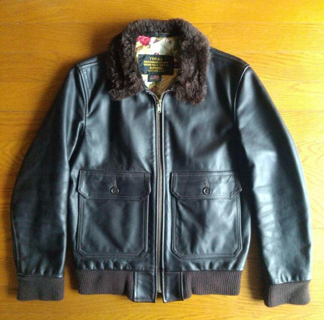supreme × schott 12ss A2 ライダースサイズM