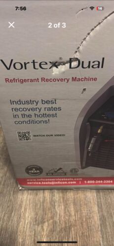 Inficon 714-202-G1 Vortex Dual Refrigerant Recovery Machine - Picture 2 of 3