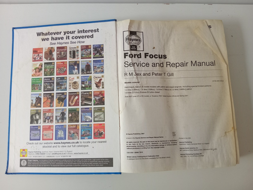Ford Focus 1998-2001 Petrol & Diesel Service and Repair Manual Haynes 3759 - Picture 3 of 11