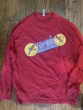 Vintage Platinum Fubu Harlem GlobeTrotters Long Sleeve T Shirt Size XL Thrashed