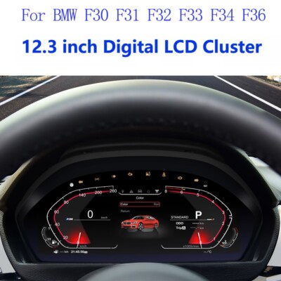 12.3'' Digital speedometer instrument cluster for BMW 3/4 series