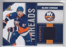 2010-11 PANINI PINNACLE BLAKE COMEAU GAME JERSEY /499 GAME USED THREADS Islander