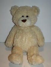 Animal Alley Teddy Bear 13" Cream Plush Soft Brown Stitch Nose Stuffed Toys R Us