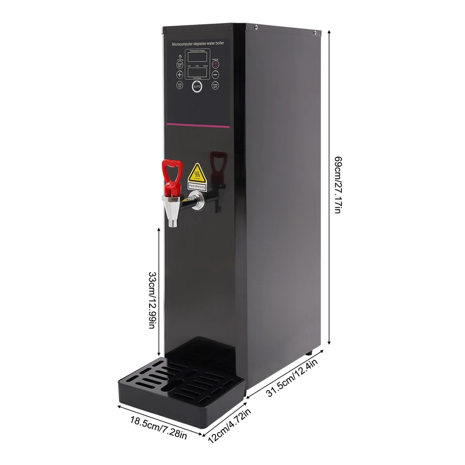 20L Electric Water Boiler Stainless Steel 3000W Commercial Hot Water Dispenser - Image 2 of 4