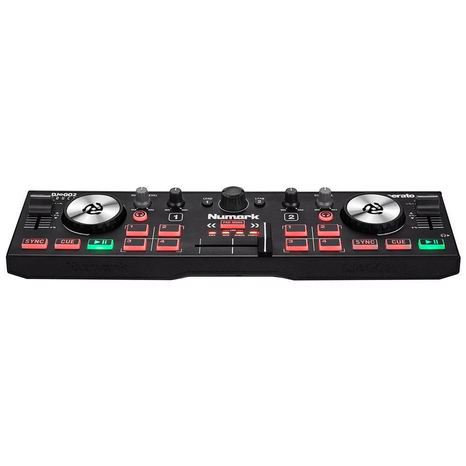 Numark DJ2GO2 Touch Serato DJ Lite Portable Pocket DJ Controller w Case - Image 3 of 4