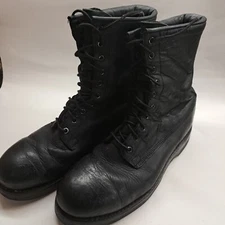 Belleville 360ST Steel Toe VIBRAM Combat Boots Black Leather Mens 10M SeE PiCS