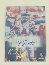 2020 Panini Luminance RC Auto Gold K.J. Hill /100 #181