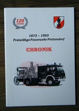 120 Jahre Freiwillige Feuerwehr Pottendorf 1873-1993 Chronik &Ouml;sterreich