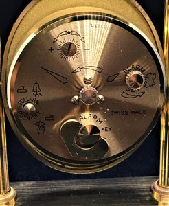 Cheapest Prices Outlet Beautiful Small Swiza 8 Alarm Clock On A Jade Base Perfect Working Condition Wholesale Price Free Shipping Princessresidence Com