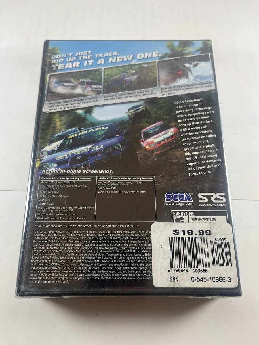 ★海外版★ Sega Rally Revo 台湾版 英語 Windows PC Amazon | PC 版 SEGA RALLY REVO | PCゲーム | PCソフト