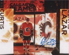 Calgary Flames Curtis Lazar Signed Autographed NHL Photo 8x10 COA 