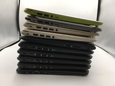 Lot of 10 HP Chromebook 14 ak031nr/SMB Missing Components For Parts or Repair-FT