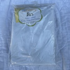 Vintage Martha Stewart Baby Waterproof Crib Mattress Cover NEW Fits 28x52