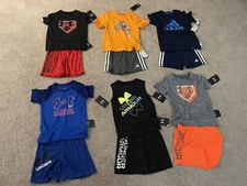Lot Of New Boys Sets Under Armour/Adidas -size 4